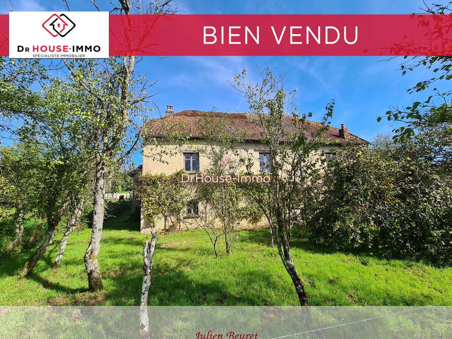 Maison 3 pièces 72 m² · à Pompierre-sur-Doubs · 72 m² · 49 500 €