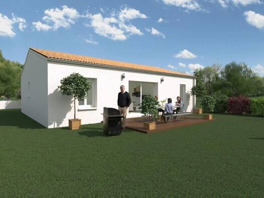 Terrain avec maison neuve à vendre 198 000 € 4 pièces 3 chambres 82 m² 260 m² de terrain Courçon 17170