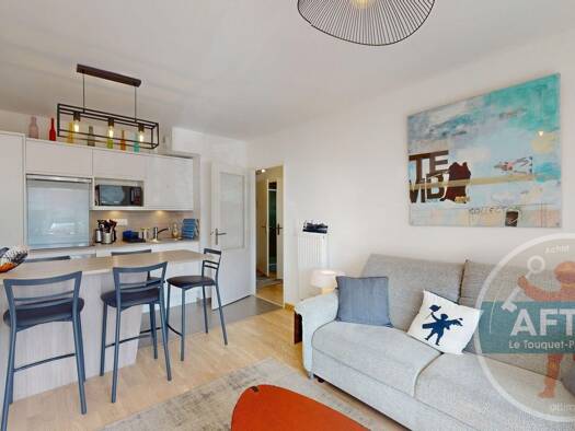 Appartement à vendre 470 000 € 2 pièces 1 chambre 46,6 m² RDC/4 Littoral Le Touquet-Paris-Plage 62520