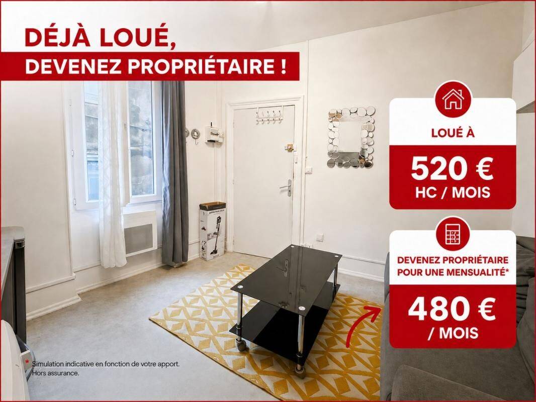 Appartement 1 pièce 11 m² · à Toulouse · 11 m² · 99 000 €