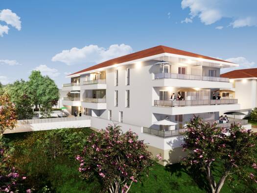 Appartement à vendre - neuf 197 500 € 2 pièces 40,5 m² Trois Vallons-Le Lombard L'Isle-d'Abeau 38080