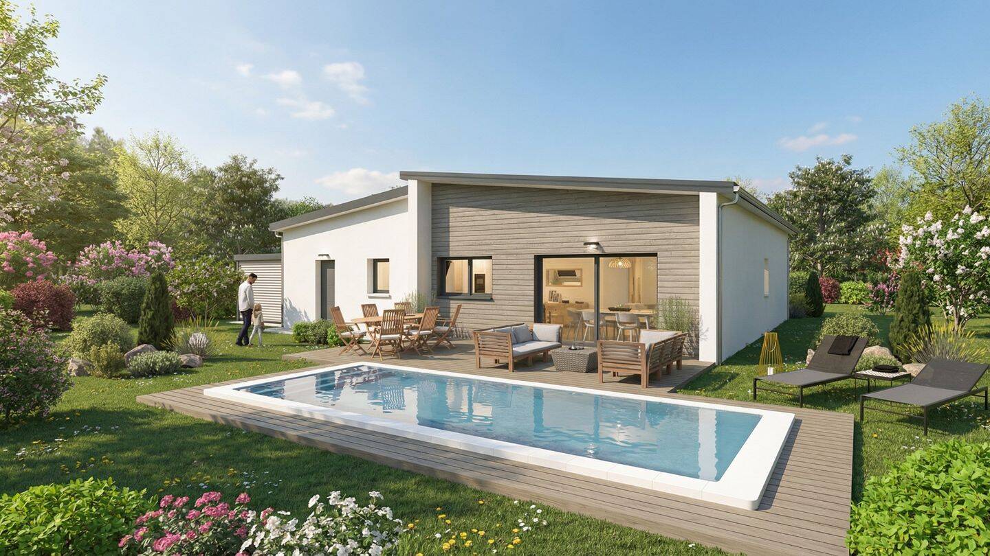 Confort thermique : maison contemporaine de 93 m² à Saint-Paul-F