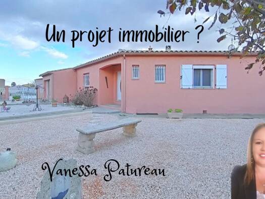 Maison de plain-pied à vendre 340 000 € 5 pièces 3 chambres 124 m² 821 m² de terrain Saint-Nazaire-d'Aude 11120