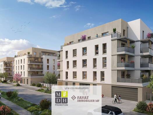 Appartement à vendre - neuf 154 000 € 2 pièces 1 chambre 40 m² 1er étage Montaigu Nord Est Melun 77000