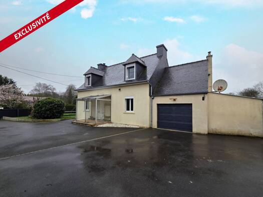 Pavillon à vendre 244 000 € 5 pièces 4 chambres 106 m² 1 317 m² de terrain L'Etang Bégard 22140