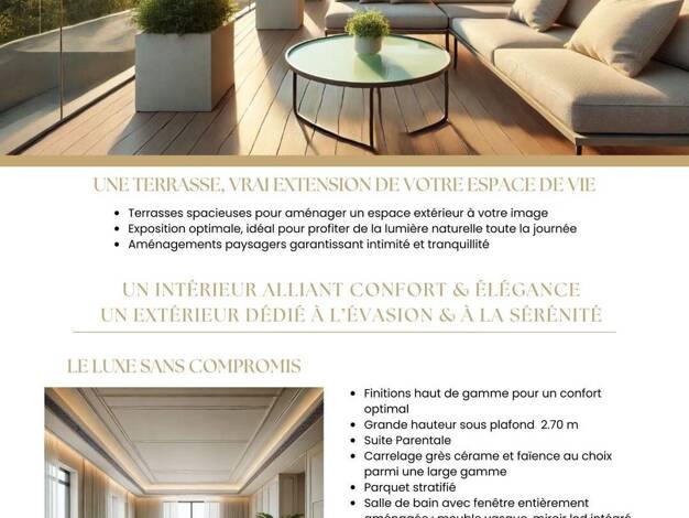 Appartement à vendre - neuf 357 116 € 3 pièces 2 chambres 65,4 m² dès le 31/12/2027 Gresillons Gennevilliers 92230