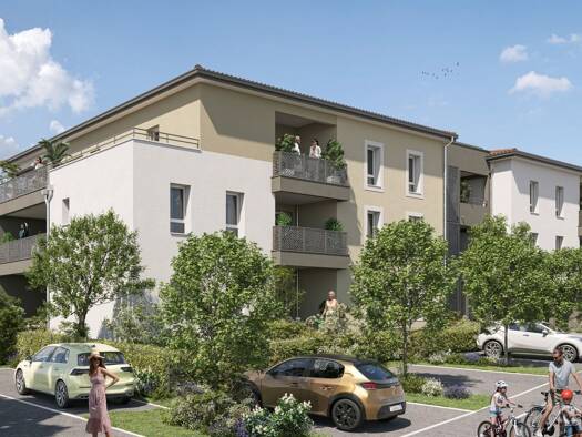 Appartement en viager - neuf 204 700 € 3 pièces 2 chambres 73,4 m² dès le 31/12/2027 Albon 26140