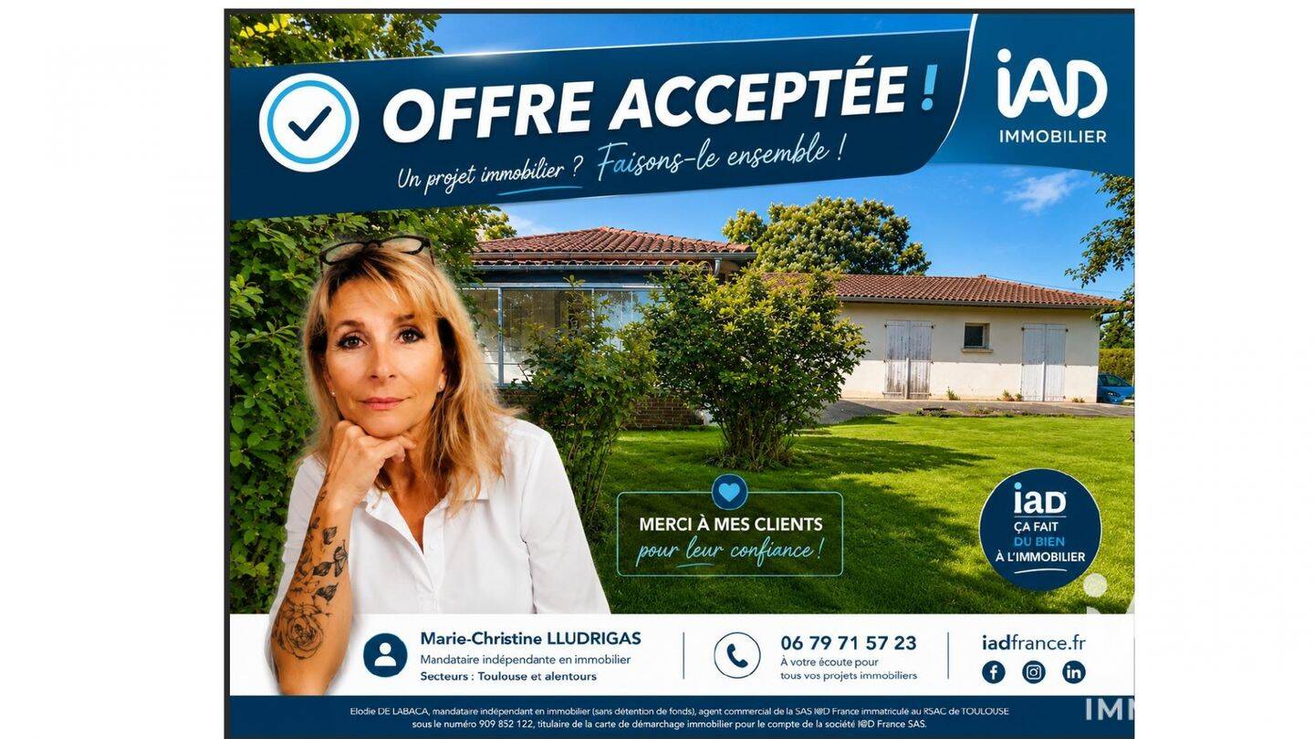 Maison 4 pièces 100 m² · à Tournefeuille · 100 m² · 365 000 €