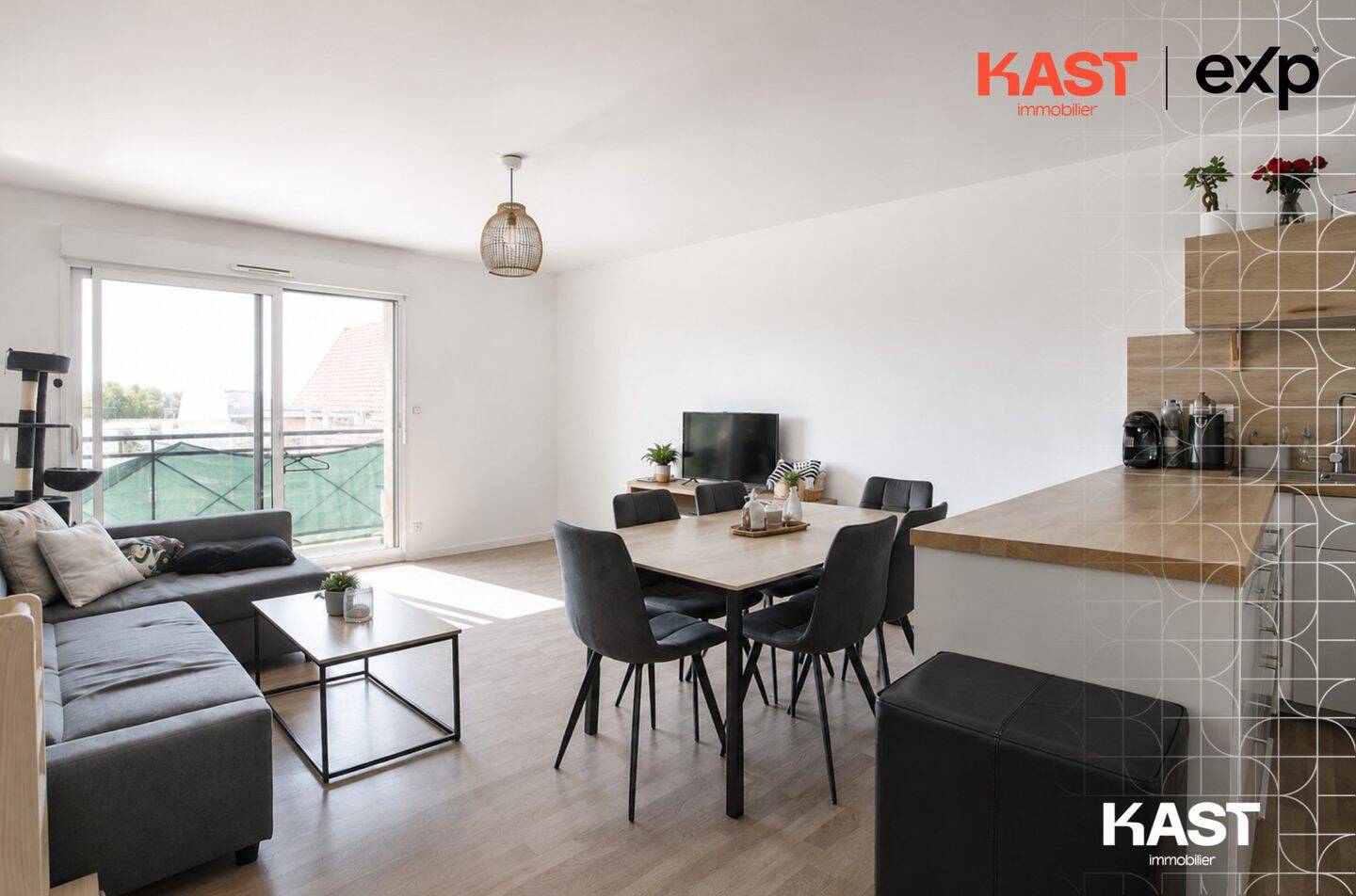 Appartement 3 pièces 67 m² · à Domagné · 66,6 m² · 800 €