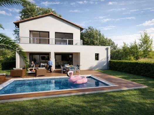 Terrain avec maison neuve à vendre 611 990 € 5 pièces 4 chambres 155 m² 888 m² de terrain Francheville le Bas-Châter Francheville 69340