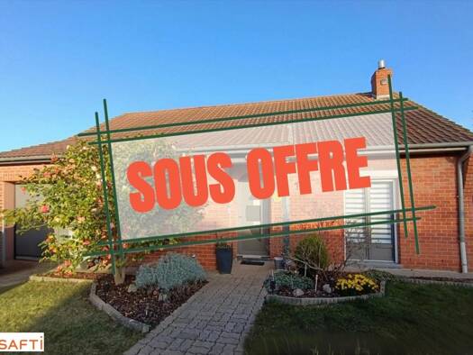 Maison à vendre 284 000 € 5 pièces 3 chambres 110 m² 822 m² de terrain Saultain 59990