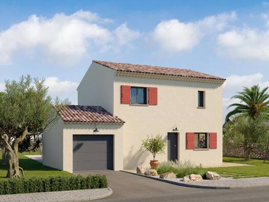 Terrain avec maison neuve à vendre 368 900 € 5 pièces 4 chambres 98 m² 400 m² de terrain Maillane 13910