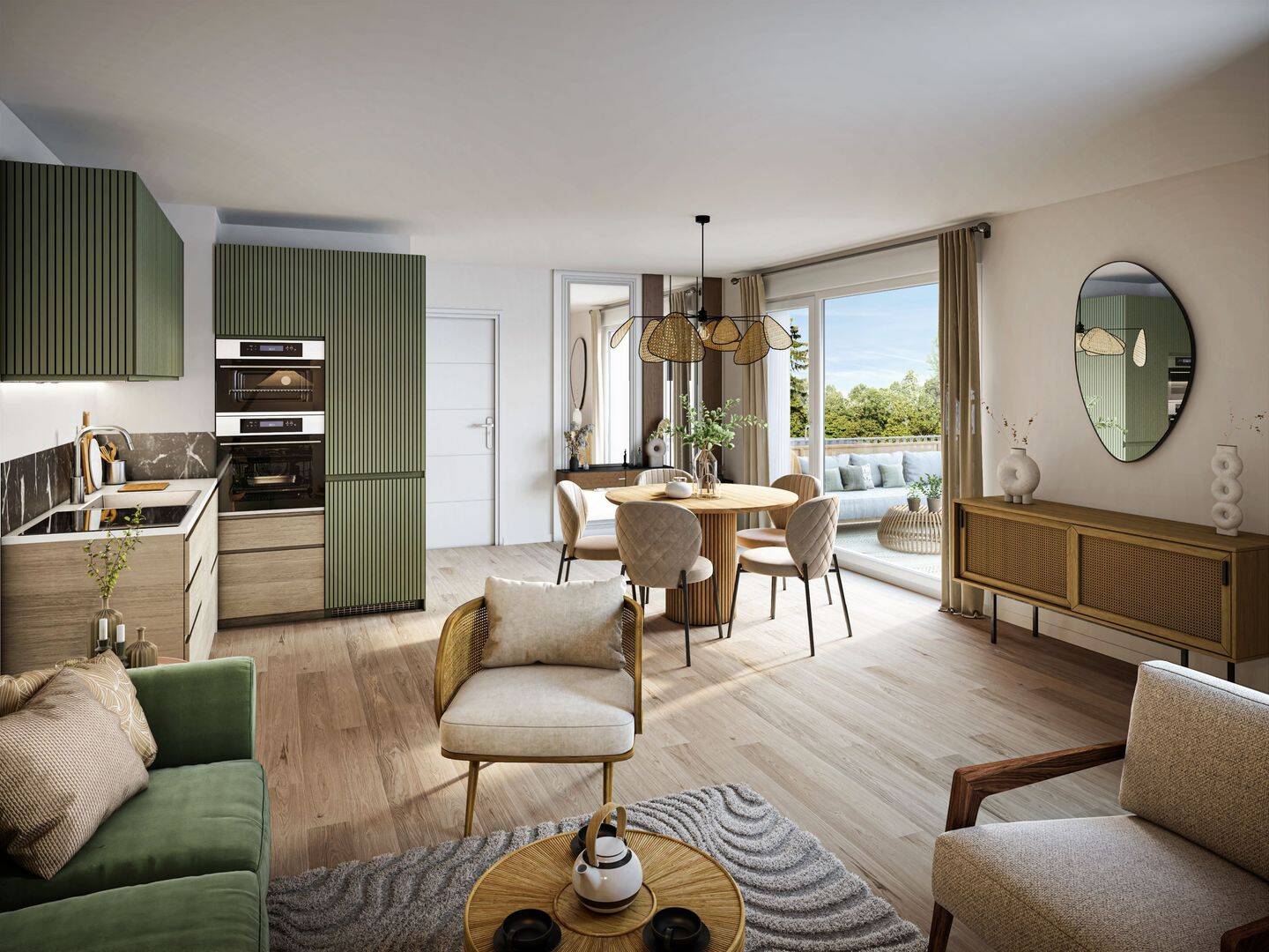 Appartement 4 pièces 101 m² · à Hem · 101,4 m² · 393 000 €