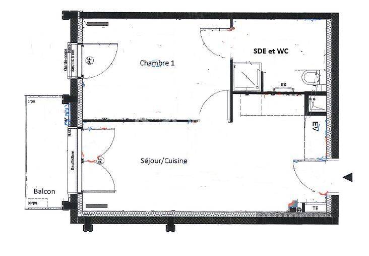 Appartement 2 pièces 36 m² · à Villeurbanne · 35,7 m² · 730 €