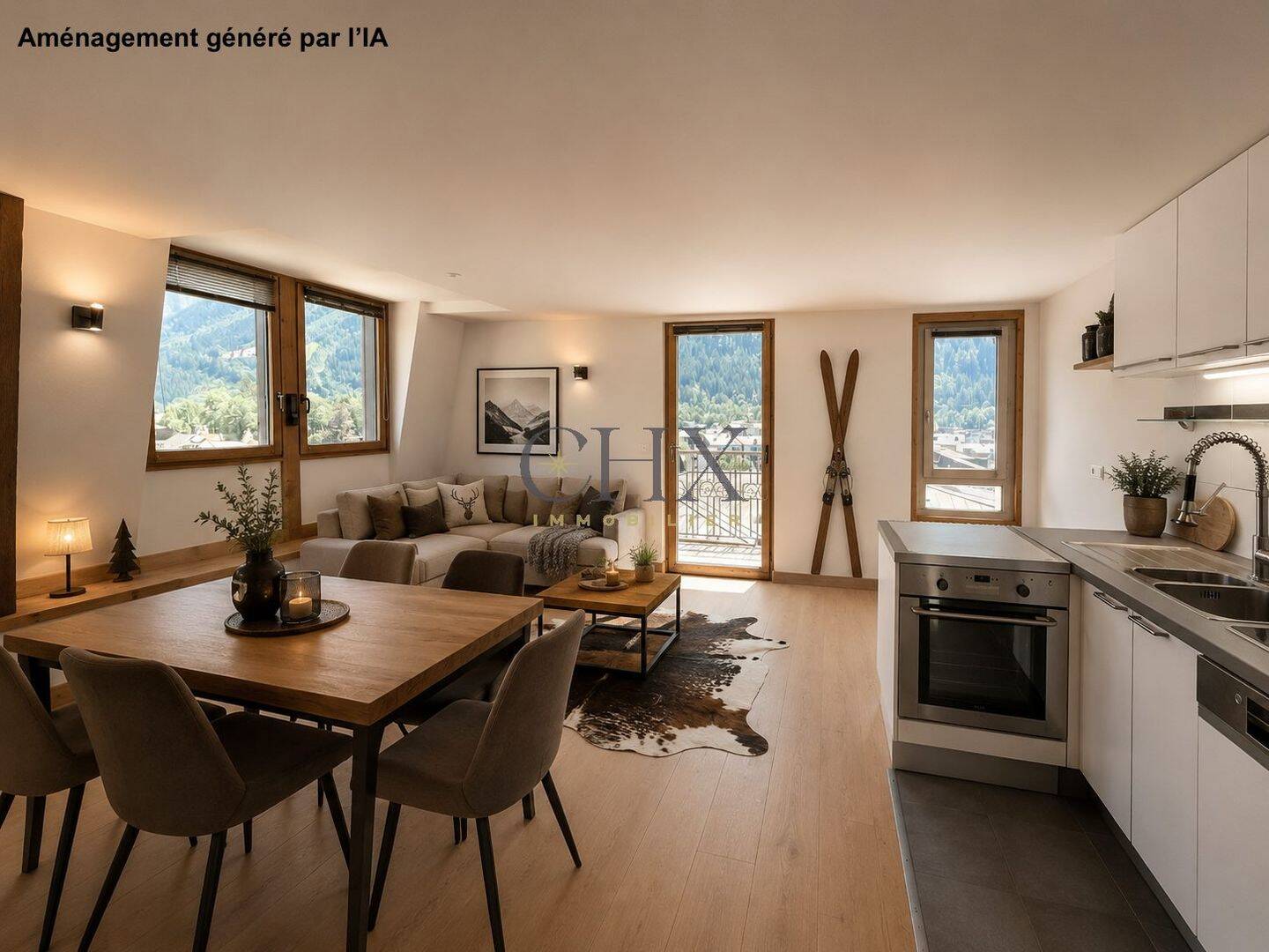 Appartement 3 pièces 58 m² · à Chamonix-Mont-Blanc · 57,6 m² · 750 000 €