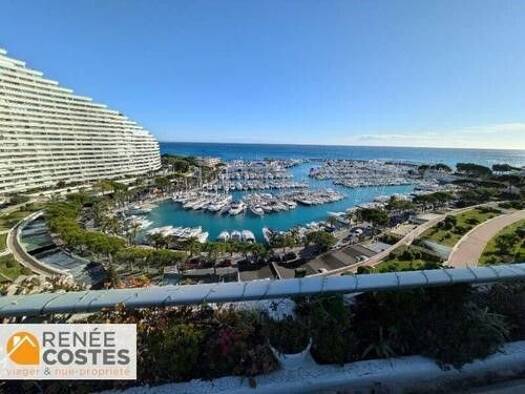 Appartement en viager occupé Bouquet 1 210 000 € 4 pièces 3 chambres 117 m² 8ème étage Villeneuve-Loubet 06270