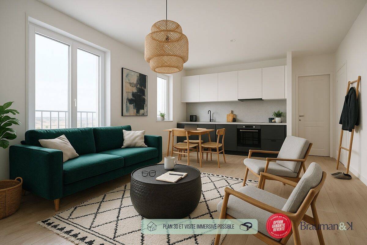 Appartement 2 pièces 39 m² · à Metz · 39 m² · 188 996 €