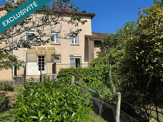 Maison à vendre 120 000 € 4 pièces 2 chambres 75 m² 893 m² de terrain Oradour-sur-Vayres 87150