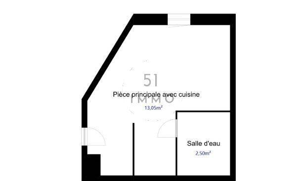 Appartement 1 pièce 15 m² · à Marseille 8ème Arrondissement · 15 m² · 110 000 €