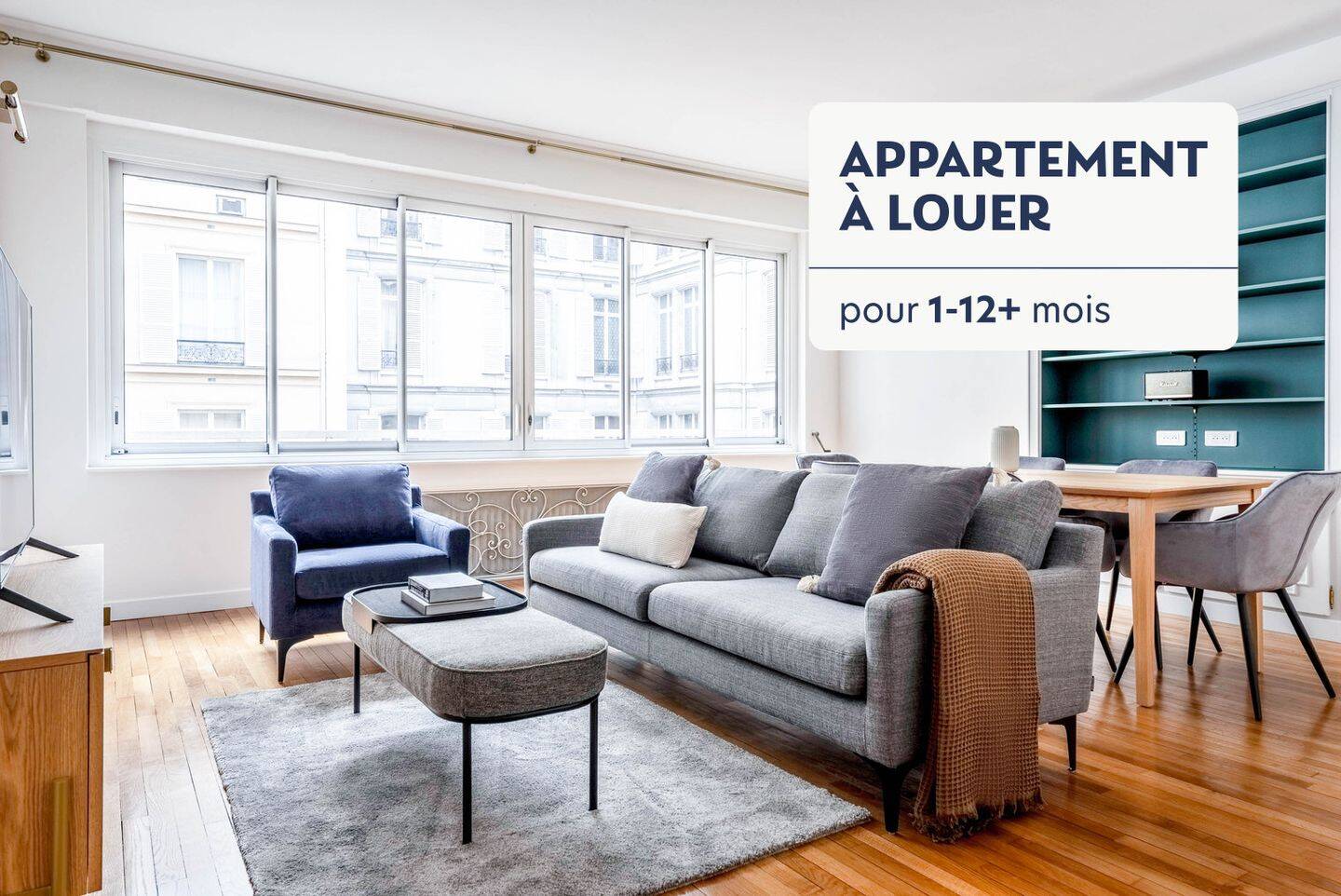 Appartement 3 pièces 95 m² · à Paris 8ème Arrondissement · 95 m² · 5 100 €