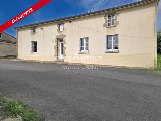 Maison à vendre 138 000 € 3 pièces 2 chambres 66 m² 1 500 m² de terrain Sèvremoine 49230