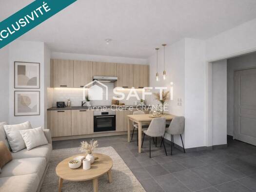 Appartement à vendre 126 500 € 2 pièces 1 chambre 49 m² Étage 2/4 Bas Coulaines Coulaines 72190