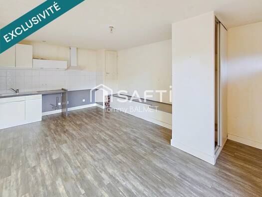 Appartement à vendre 85 000 € 2 pièces 1 chambre 46 m² RDC Saint-Geoire-en-Valdaine 38620