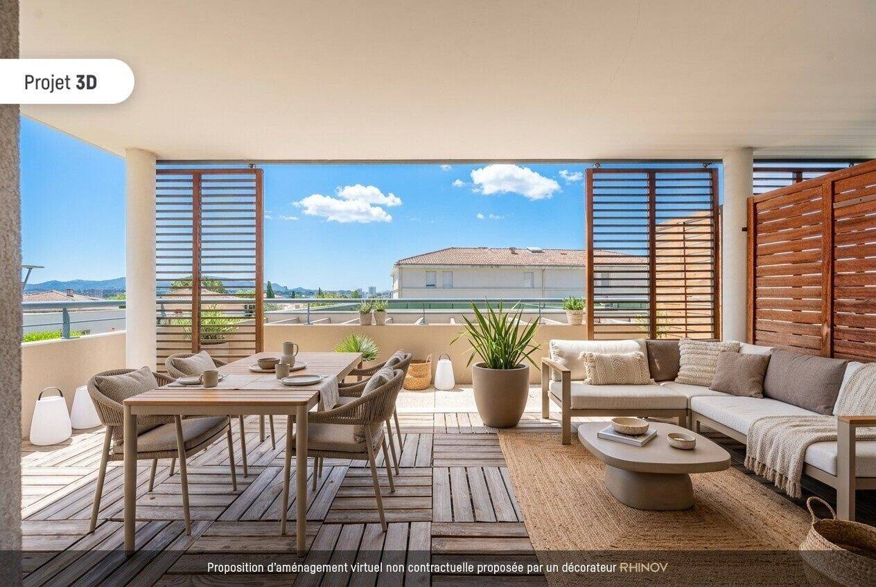 Appartement 3 pièces 66 m² · à Marseille 13ème Arrondissement · 65,5 m² · 240 000 €