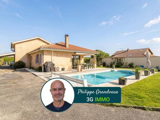 Maison à vendre 490 000 € 6 pièces 4 chambres 110 m² 845 m² de terrain Colombier-Saugnieu 69124