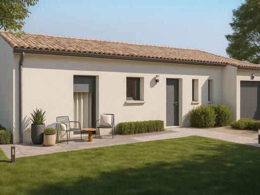 Terrain avec maison neuve à vendre 170 000 € 5 pièces 3 chambres 80,6 m² 615 m² de terrain Thurageau 86110