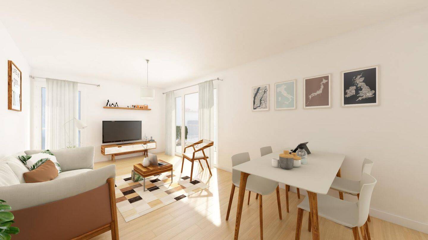 Appartement 4 pièces 90 m² · à Amiens · 90 m² · 1 050 €/mois