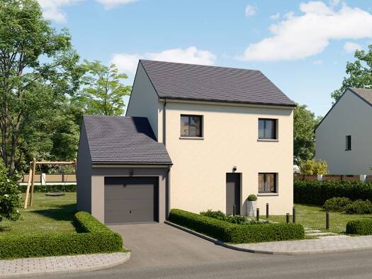 Terrain avec maison neuve à vendre 220 750 € 4 pièces 3 chambres 78 m² 330 m² de terrain Fontenelle Déville-lès-Rouen 76250
