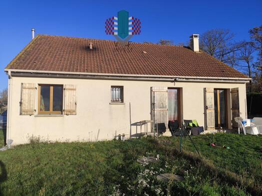 Maison de plain-pied à vendre 179 000 € 4 pièces 3 chambres 82,6 m² 1 600 m² de terrain Saint-André-de-l'Eure 27220