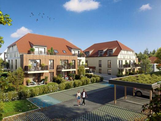 Appartement à vendre - neuf 284 000 € 3 pièces 63 m² 1er étage Lampertheim 67450