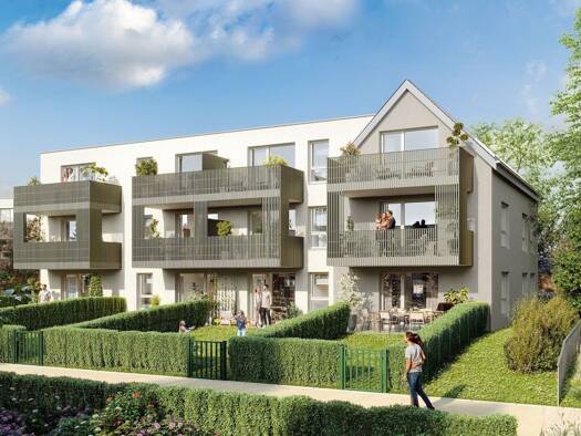 Appartement à vendre - neuf 206 700 € 3 pièces 2 chambres 61 m² RDC Nord Ouest Bischwiller 67240