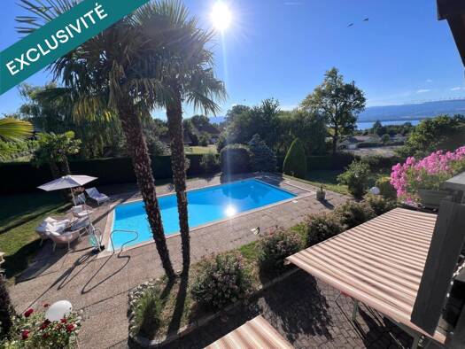 Maison à vendre 1 295 000 € 6 pièces 3 chambres 174 m² 2 119 m² de terrain Yvoire 74140