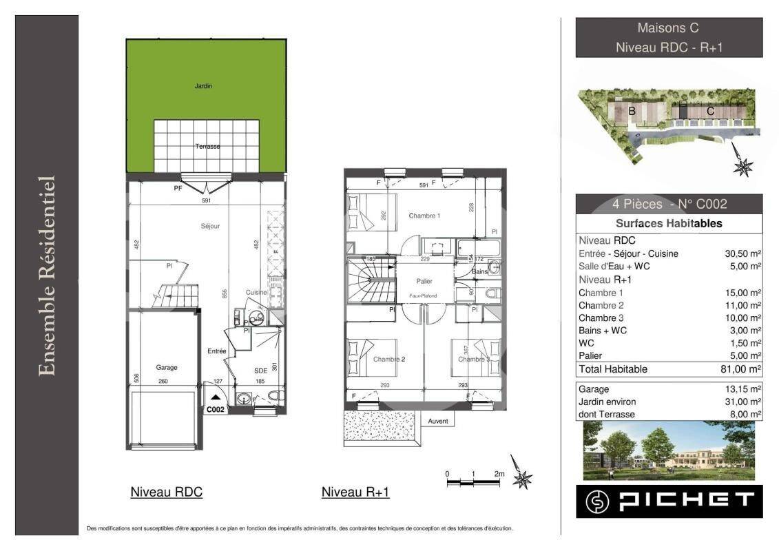 Maison 4 pièces 81 m² · à Léognan · 81 m² · 1 248 €/mois