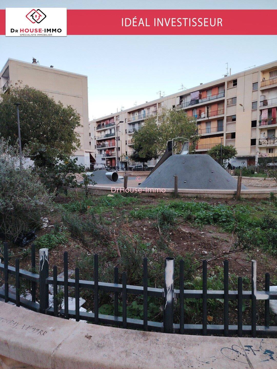 Appartement 4 pièces 62 m² · à Marseille 3ème Arrondissement · 61,6 m² · 90 300 €