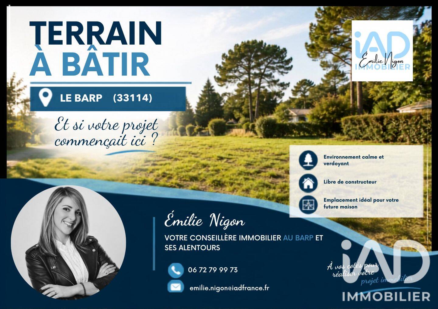 Terrain de 633 m² à Le Barp - photo 2
