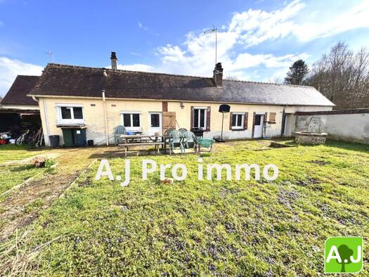 Maison de plain-pied à vendre 159 000 € 3 pièces 2 chambres 62 m² 345 m² de terrain Ézy-sur-Eure 27530