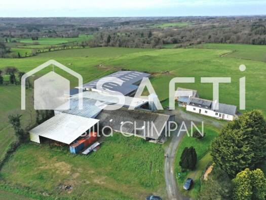 Ferme équestre à vendre 514 500 € 155 m² 355 460 m² de terrain Trégrom 22420