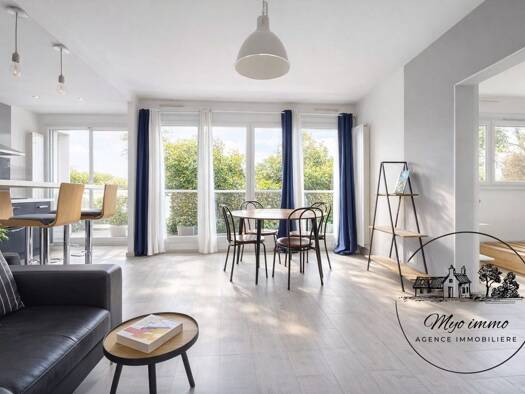 Appartement à vendre 153 700 € 2 pièces 1 chambre 52 m² Étage 1/6 Ragon Rezé 44400