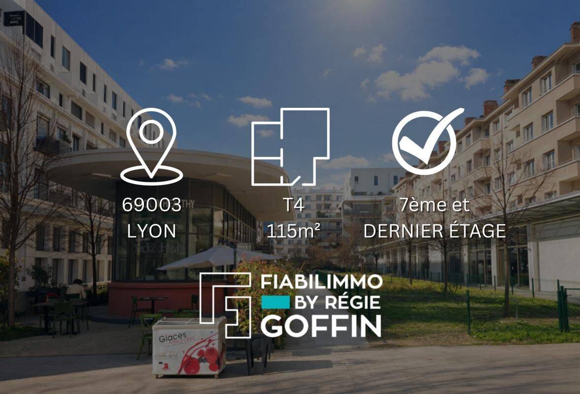 Appartement 4 pièces 115 m² · à Lyon 3ème Arrondissement · 115 m² · 350 000 €