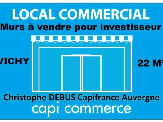 Local commercial à vendre 64 000 € 22 m² de surface de vente Vichy 03200