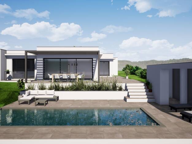 Terrain avec maison neuve à vendre 598 000 € 4 pièces 4 chambres 130 m² 550 m² de terrain Sainte-Consorce 69280