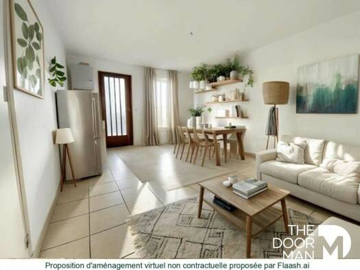 Maison de plain-pied à vendre 172 000 € 3 pièces 2 chambres 47 m² 84 m² de terrain Centre Pornic 44210