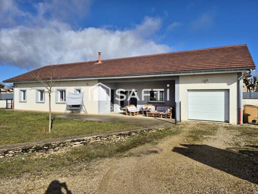 Maison de plain-pied à vendre 339 000 € 6 pièces 4 chambres 140 m² 1 067 m² de terrain Saint-Baudille-de-la-Tour 38118