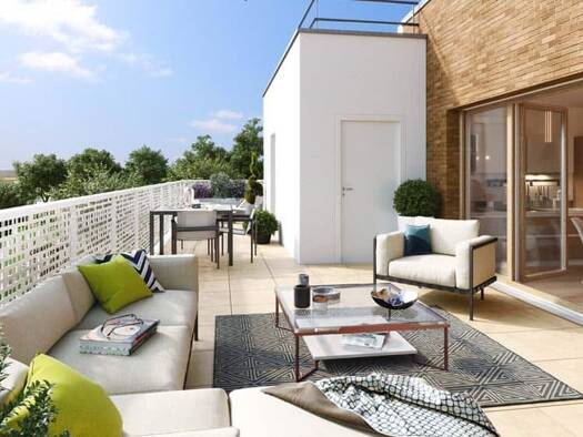 Appartement à vendre - neuf 234 000 € 3 pièces 2 chambres 65 m² Étage 3/3 Est Sud Claye-Souilly 77410