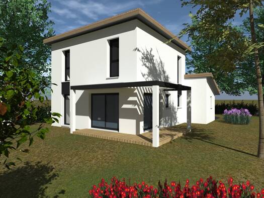 Terrain avec maison neuve à vendre 375 950 € 4 pièces 3 chambres 90 m² 672 m² de terrain Sainte-Consorce 69280