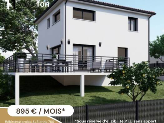 Terrain avec maison neuve à vendre 191 124 € 4 pièces 3 chambres 78 m² 760 m² de terrain Sainte-Florine 43250